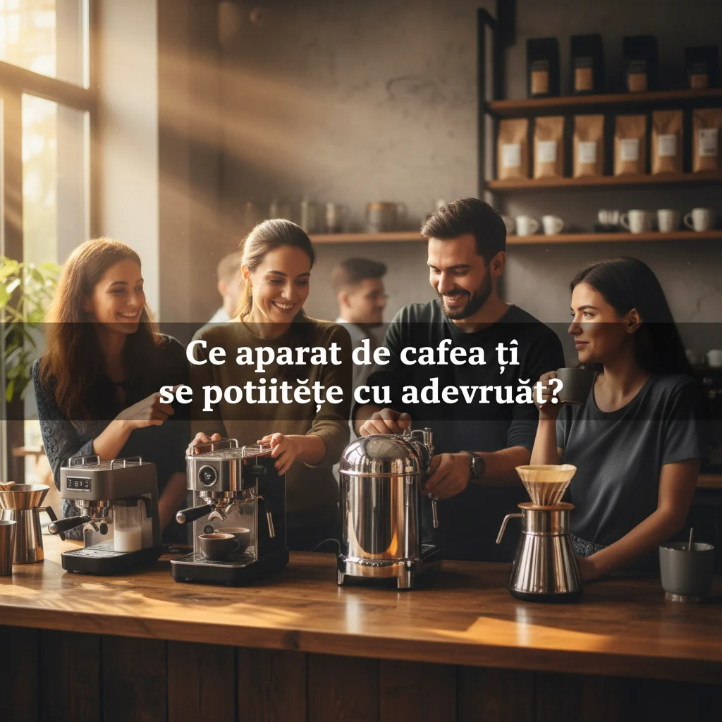 Ce aparat de cafea ți se potrivește cu adevărat