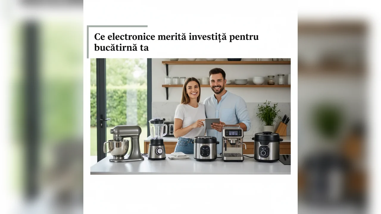 Ce electronice merită investiția pentru bucătăria ta