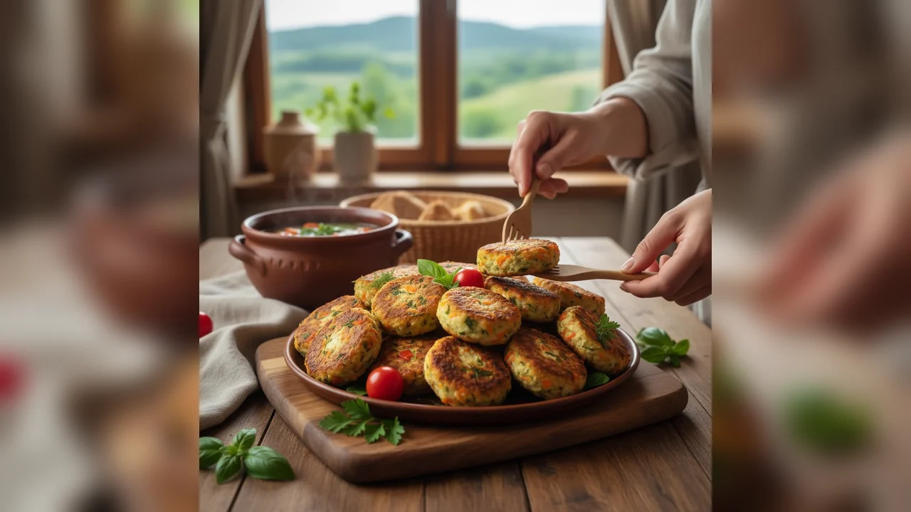 Chifteluțe din legume coapte – gustare sănătoasă