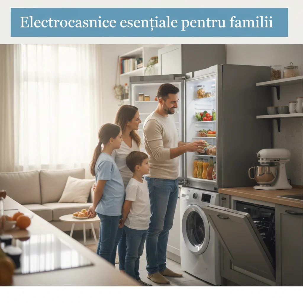 Electrocasnice esențiale pentru familii