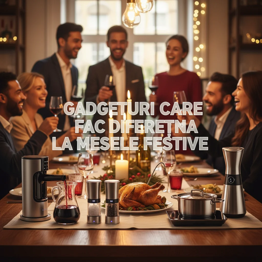Gadgeturi care fac diferența la mesele festive