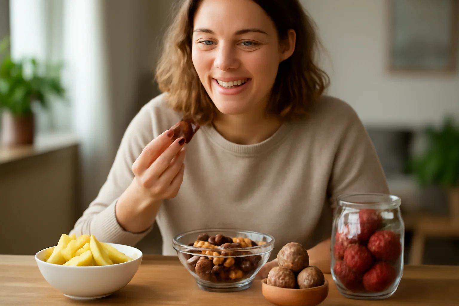 Gustări sănătoase pentru pofta de dulce