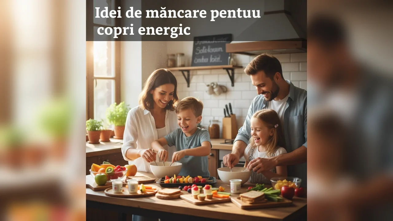 Idei de mâncare pentru copii energici