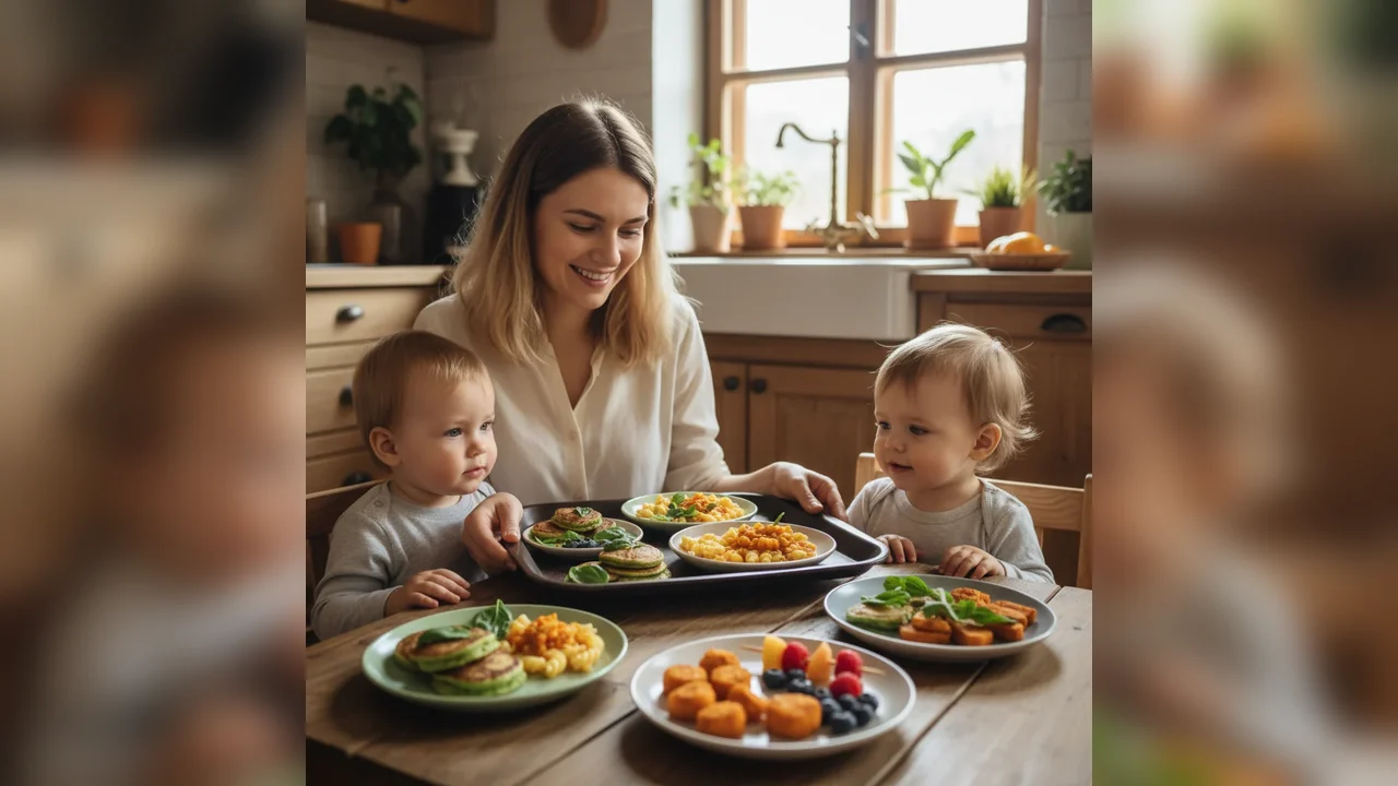 Meniuri vegetariene pentru copii mici