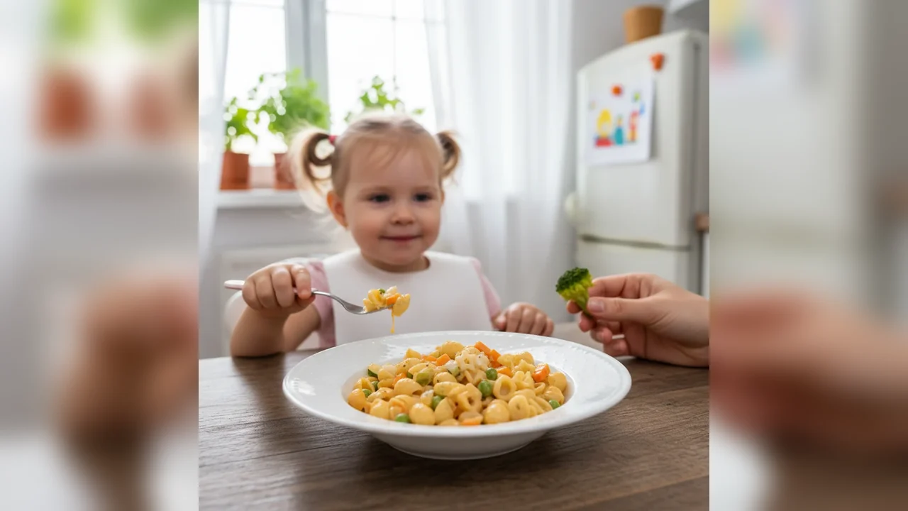 Paste cu sos blând și legume pentru copiii pretențioși