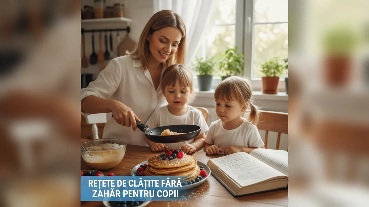 Rețete de clătite fără zahăr pentru copii