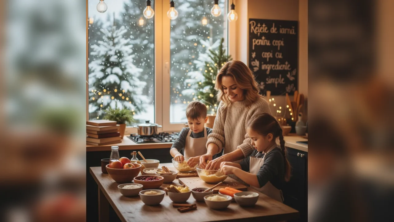 Rețete de iarnă pentru copii cu ingrediente simple