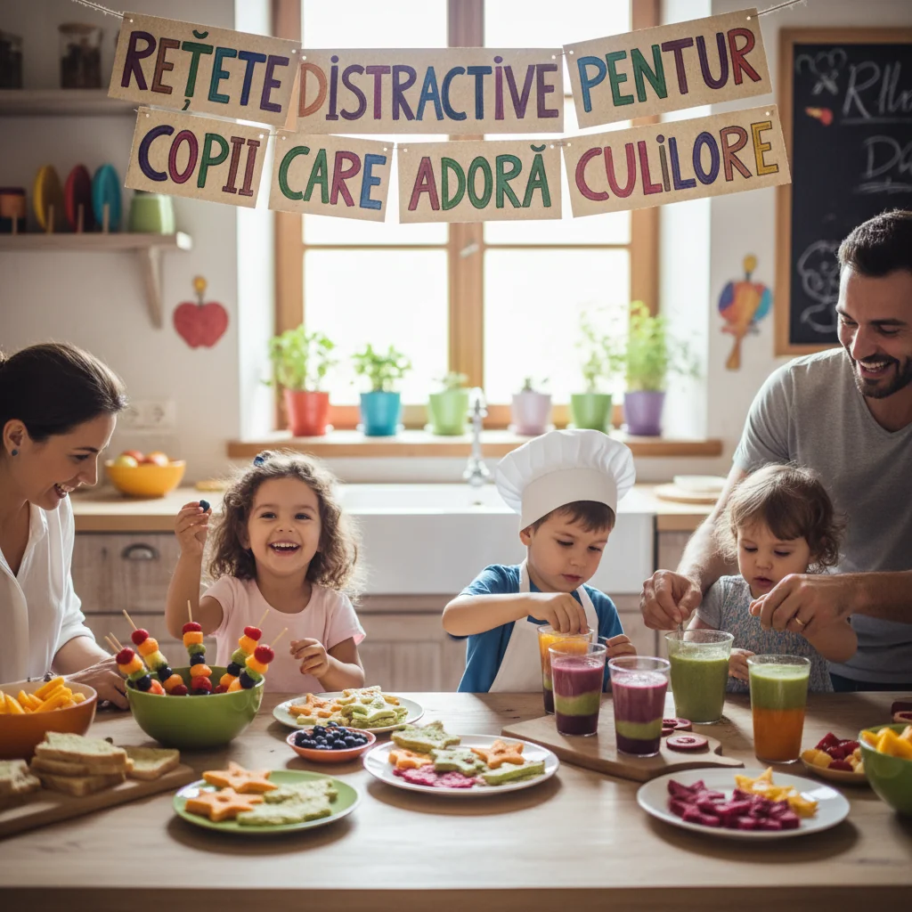Rețete distractive pentru copii care adoră culorile