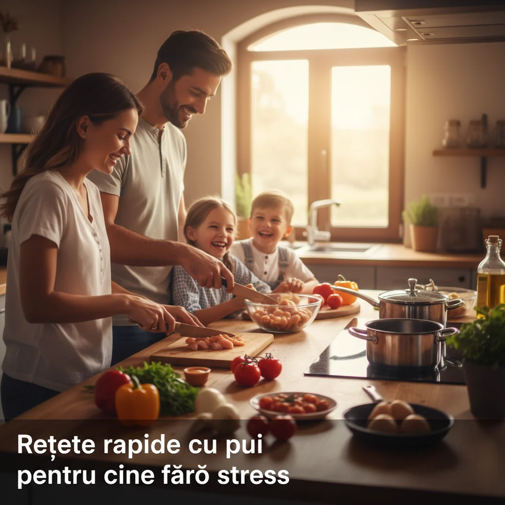 Rețete rapide cu pui pentru cine fără stres