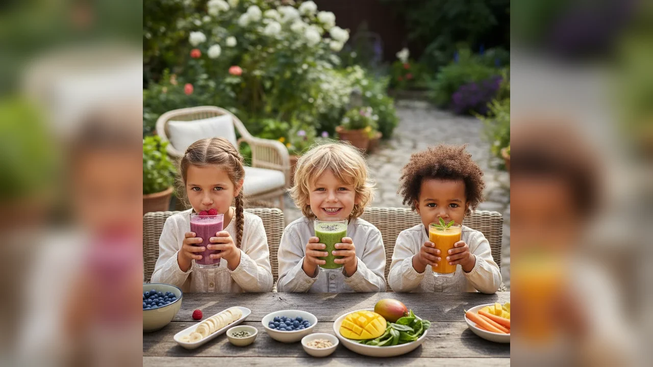 Smoothie-uri nutritive pentru mic dejun de copii