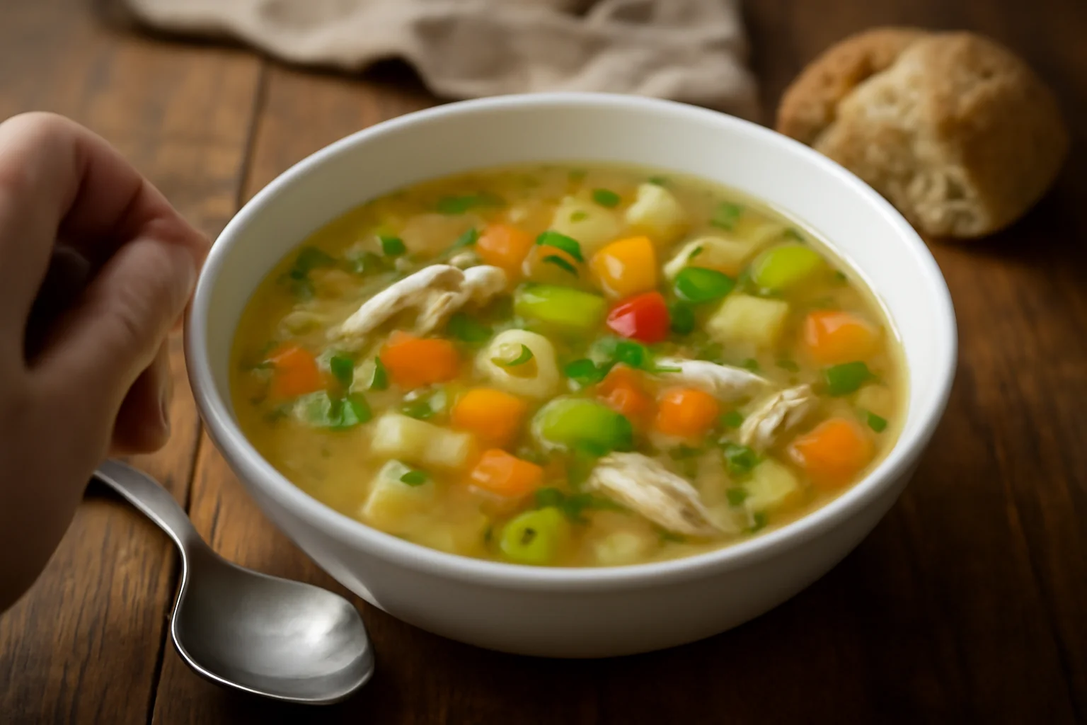 Supă de pui cu legume – clasic și nutritiv
