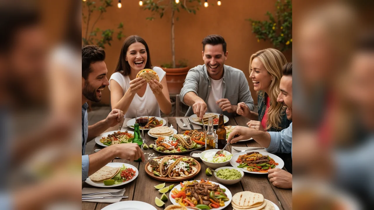 Tacos și fajitas rapide pentru cine distractive